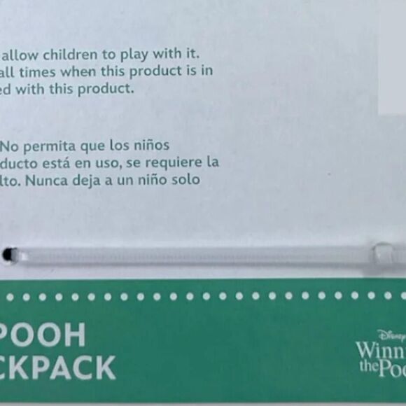 Officially Licensed Disney Winnie the Pooh Mini Toddler Backpack. Safety Harness - Picture 3 of 5